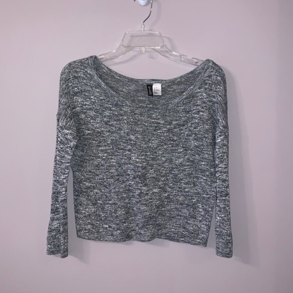 Grey thin sweater size 2 divided H&M
